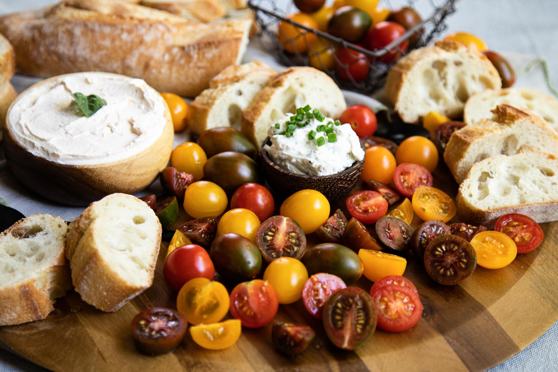 Cherry Tomato Appetizer Board