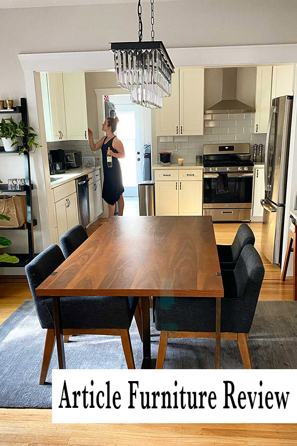 Article Dining Table Review {2 Years Later} | Luci's Morsels