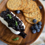 Blueberry Compote + Goat Cheese Appetizer