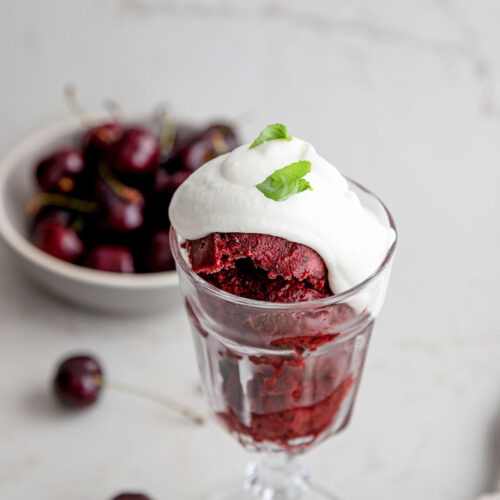 Cherry Sorbet - Dairy Free Sorbet