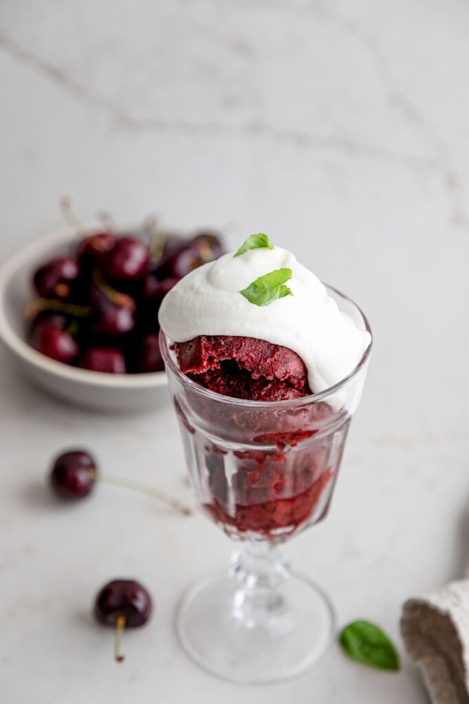 Cherry Sorbet - Dairy Free Sorbet