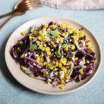 Simple Radicchio Salad w. Fresh Corn