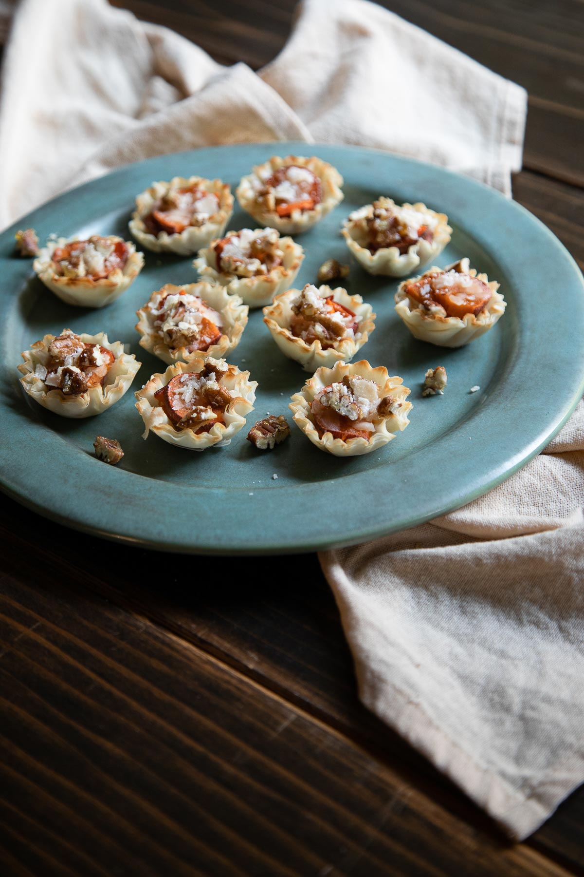 Sweet Potato Appetizer Phyllo Cups