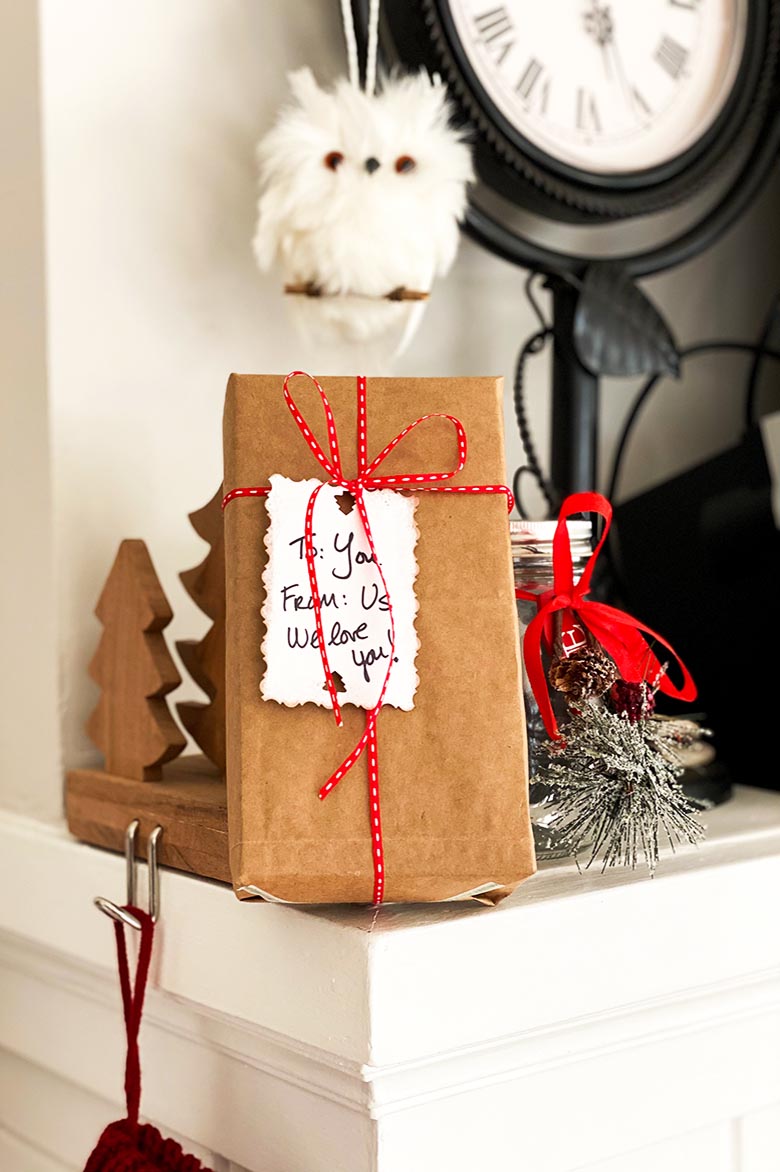 Brown Paper Bag Gift Wrap