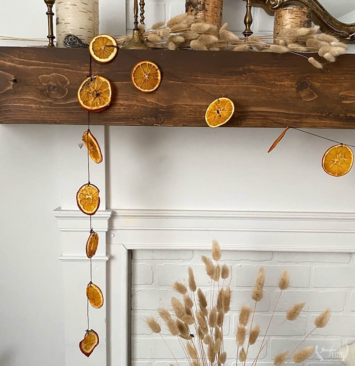 dried orange slice garland