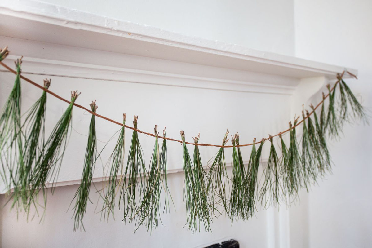 pine needle garland