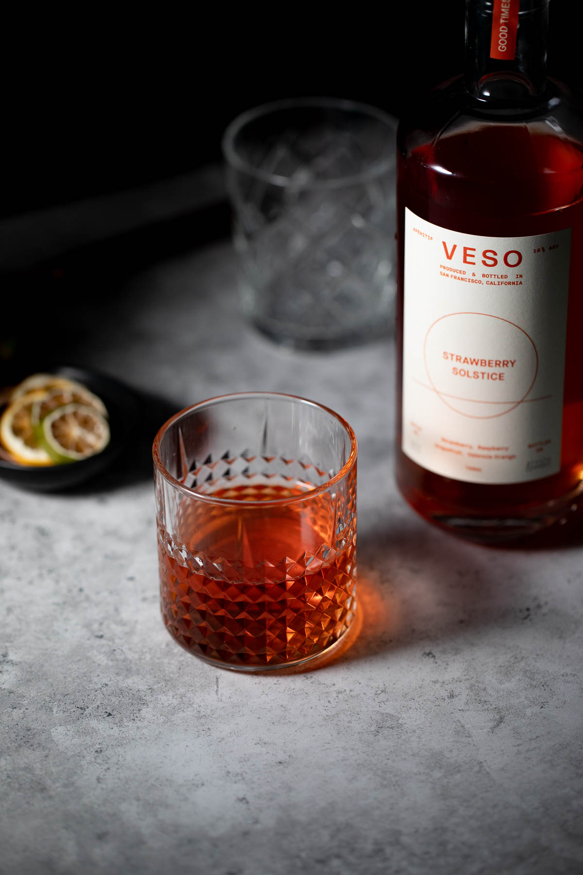 Sustainable Apertif Alcohol Brand - Strawberry Solstice VESO