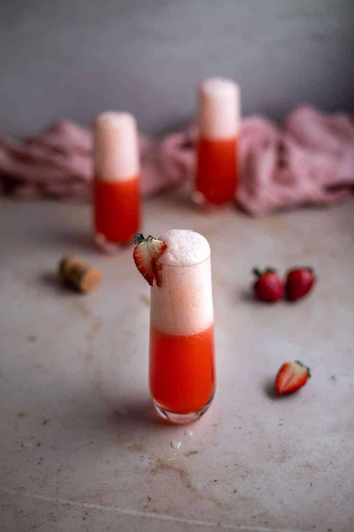 strawberry cocktails