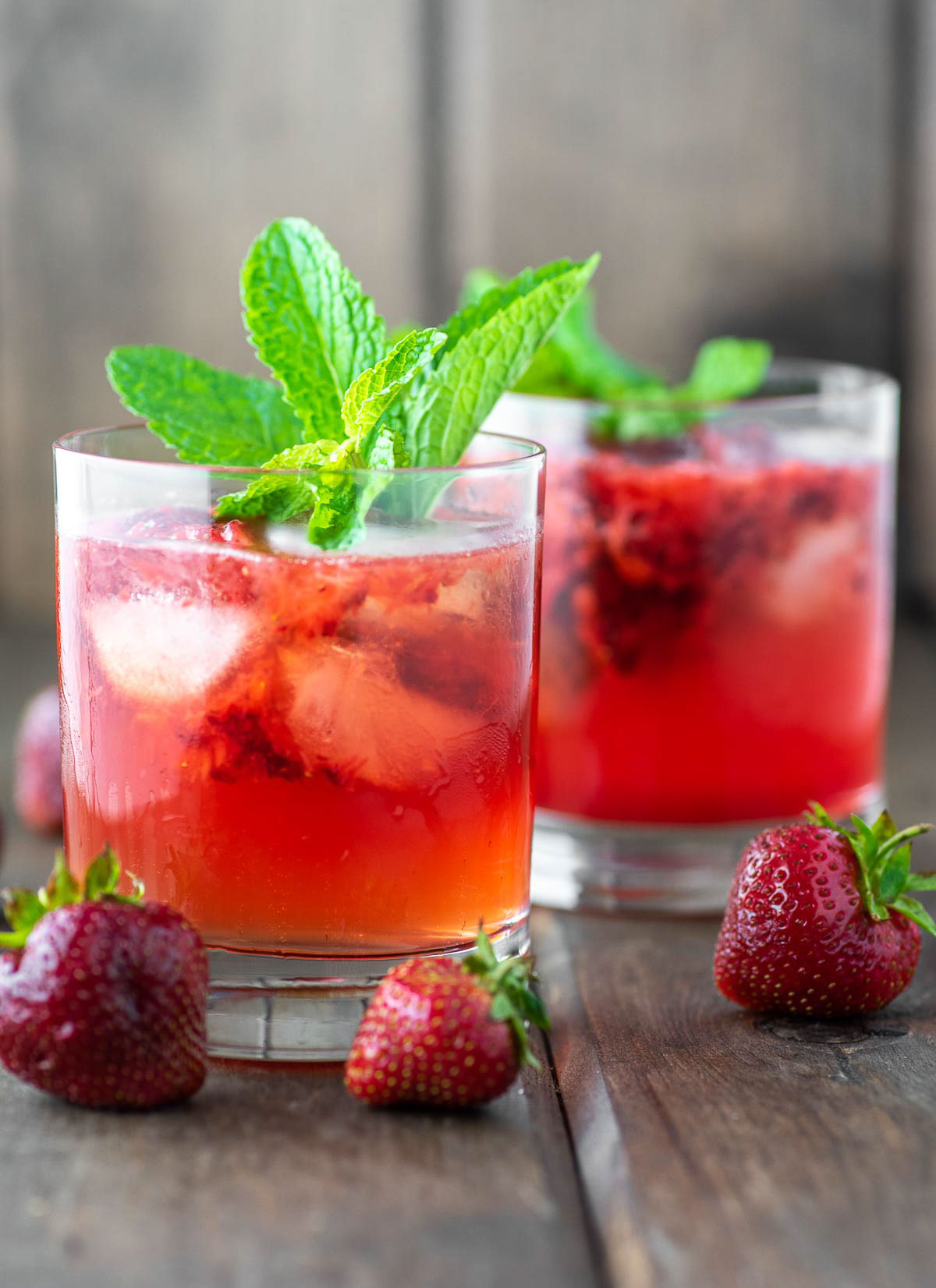 strawberry cocktails