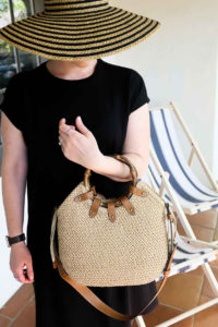 One In One Out Closet Method - Eric Javits Hat and Purse