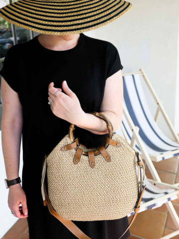 One In One Out Closet Method - Eric Javits Hat and Purse