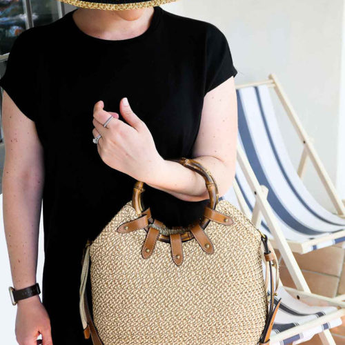 One In One Out Closet Method - Eric Javits Hat and Purse