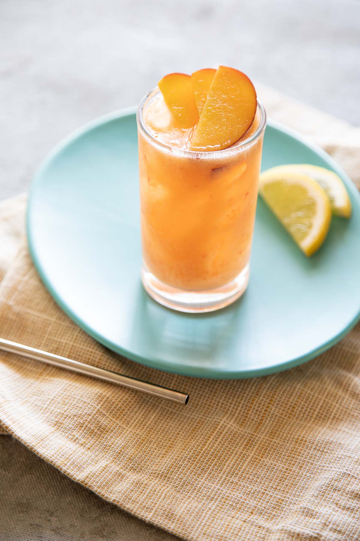 Fresh Peach Lemonade