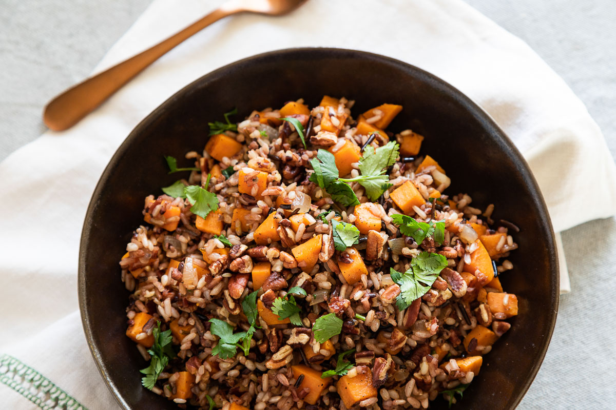 Sweet Potato + Wild Rice Pilaf Appetizer