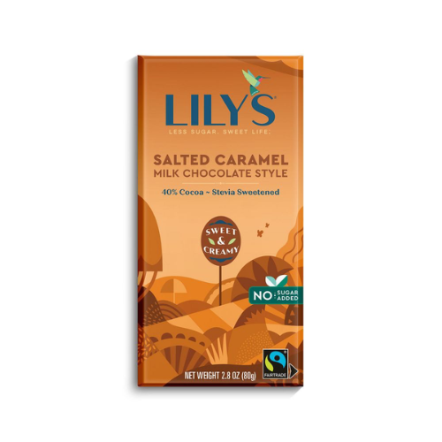 Target Lily's Salted Caramel Milk Chocolate Style Bar