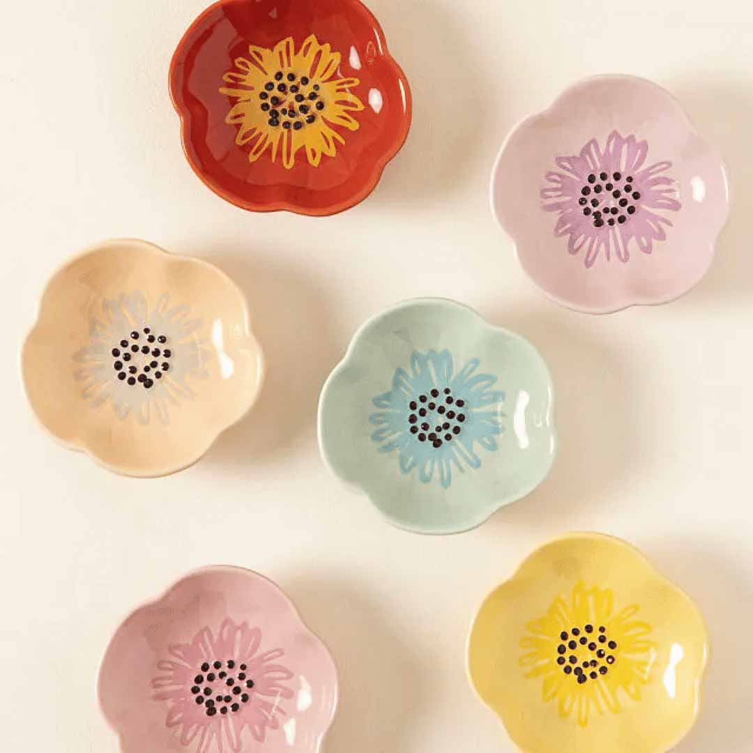 Little Flower Snack Bowls