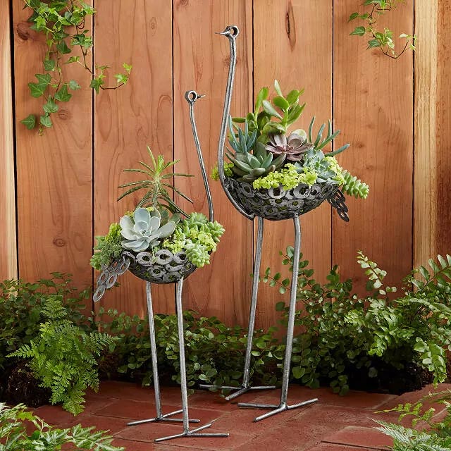 Uncommon Goods Gifts - Recycled Metal Plant Stands