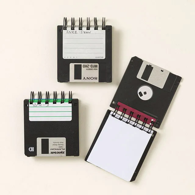 Upcycled Floppy Dish Notebooks