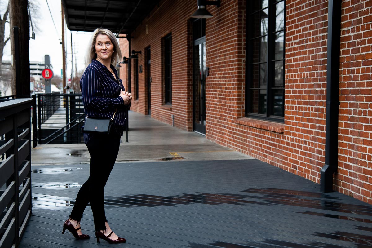 Button Up Shirt Date Night Outfit