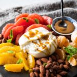 Winter Burrata Appetizer with Fruit