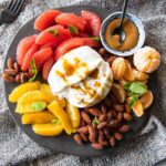 Winter Burrata Appetizer with Fruit