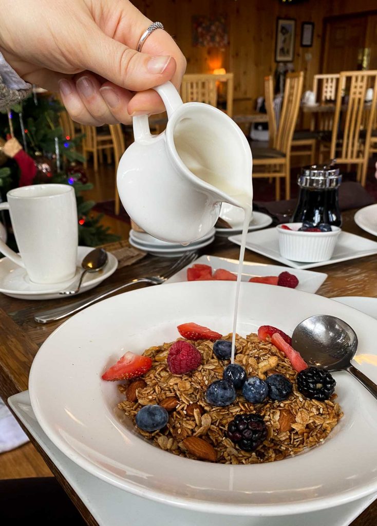 The Stanford Inn Breakfast