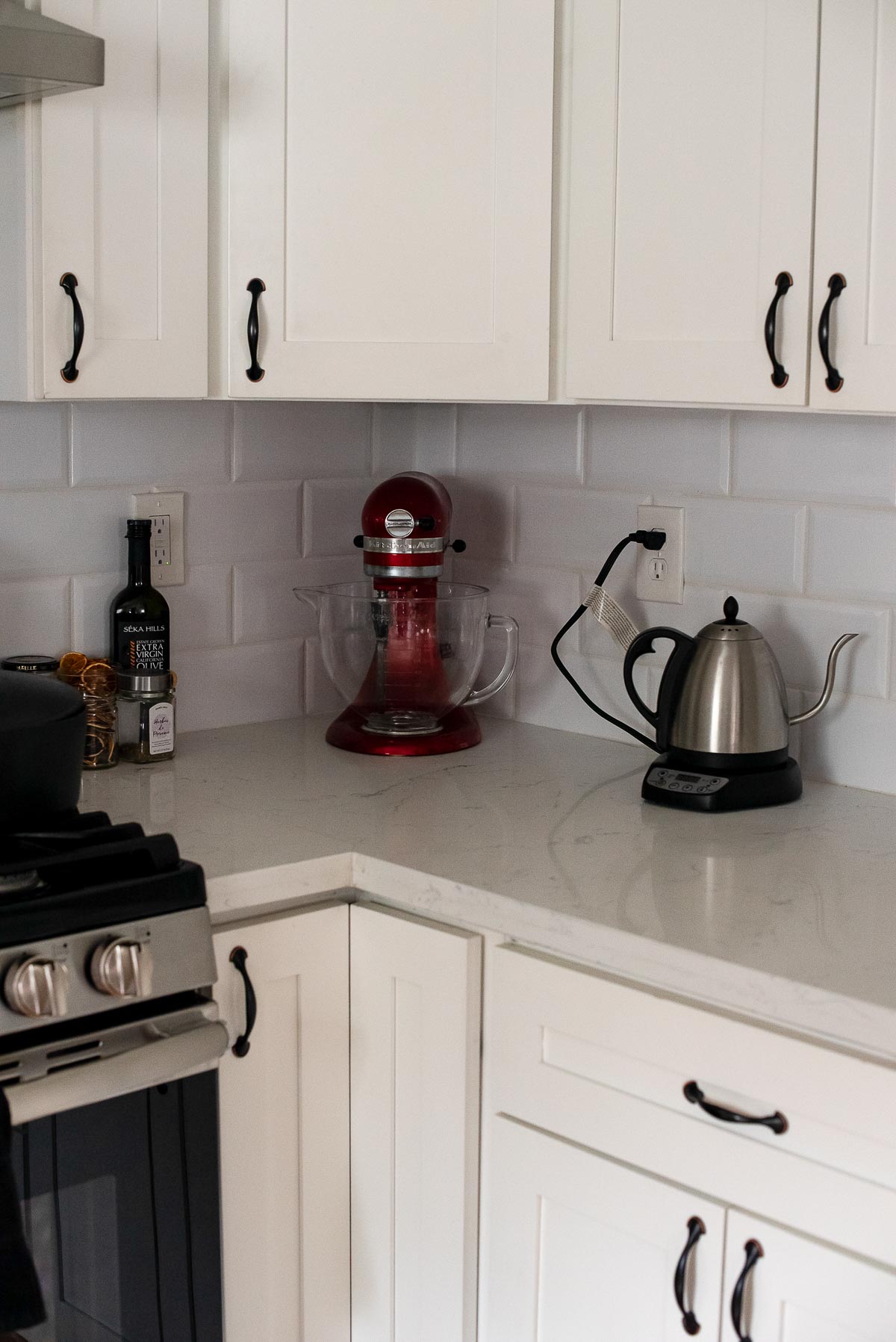 Kitchen Appliance Organization - Stand Mixer, Electric Kettle