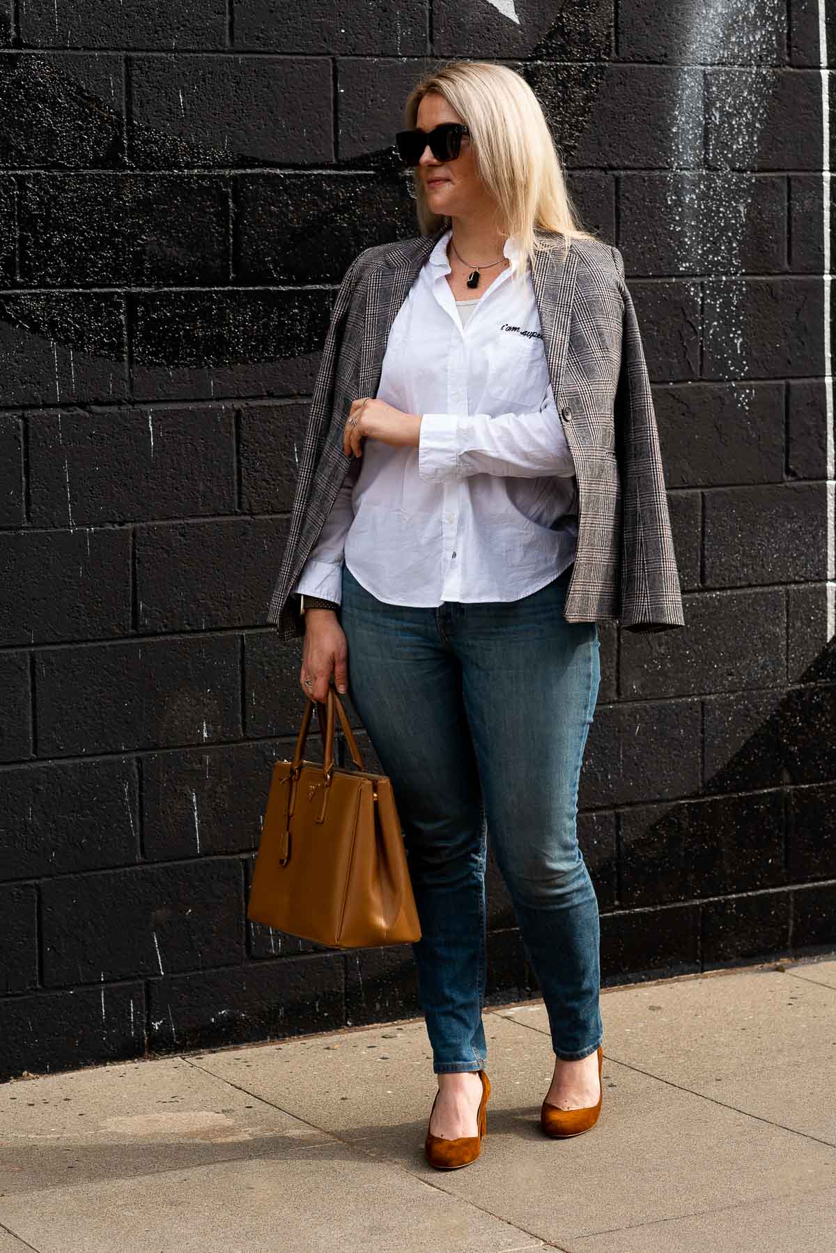 Spring Work Outfit with Pumps