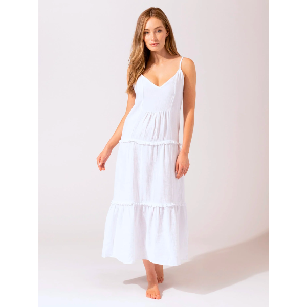 Thread4Thought Gina Ruffle Tiered Dress