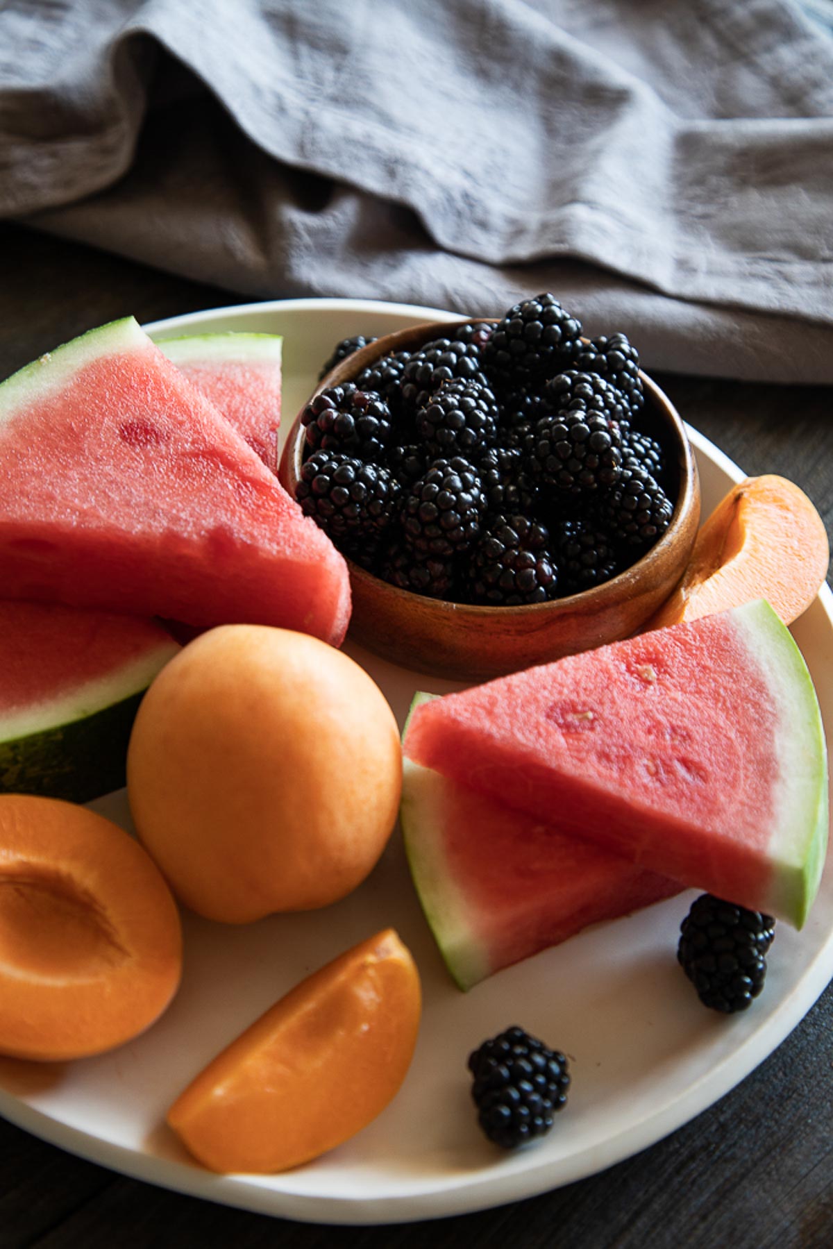 What Fruit is in Season in Summer - Summer Fruit on large Plate