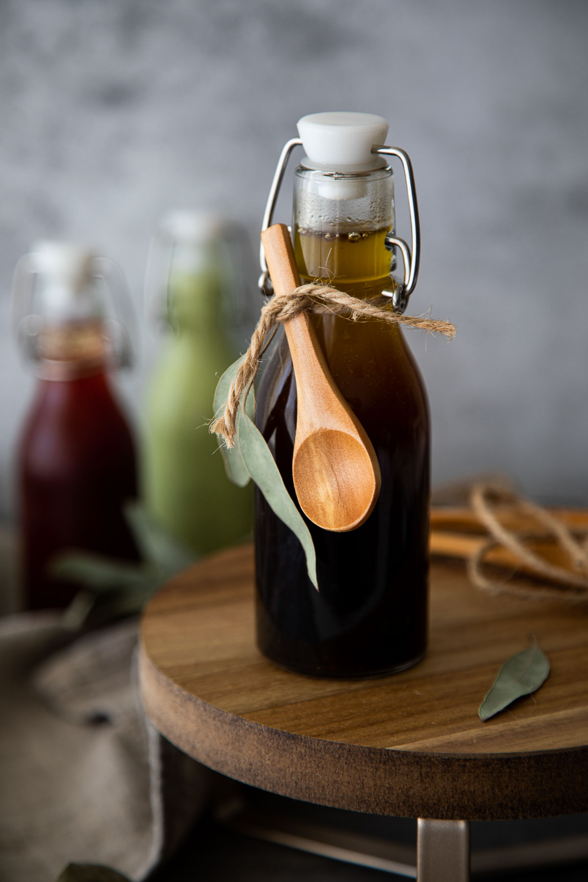 Glass Salad Dressing Bottle