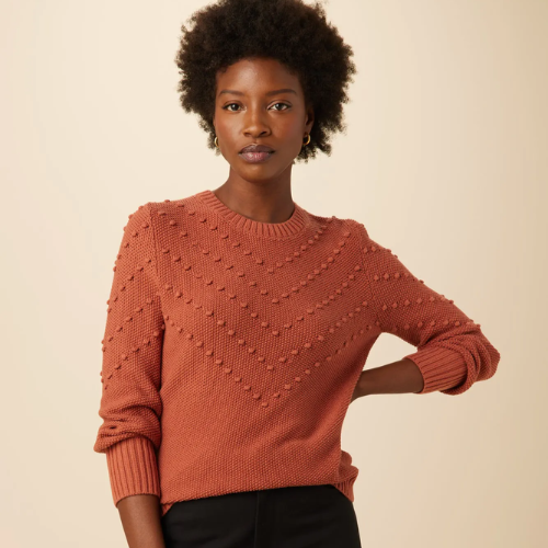 Amour Vert Daria Organic Cotton Sweater
