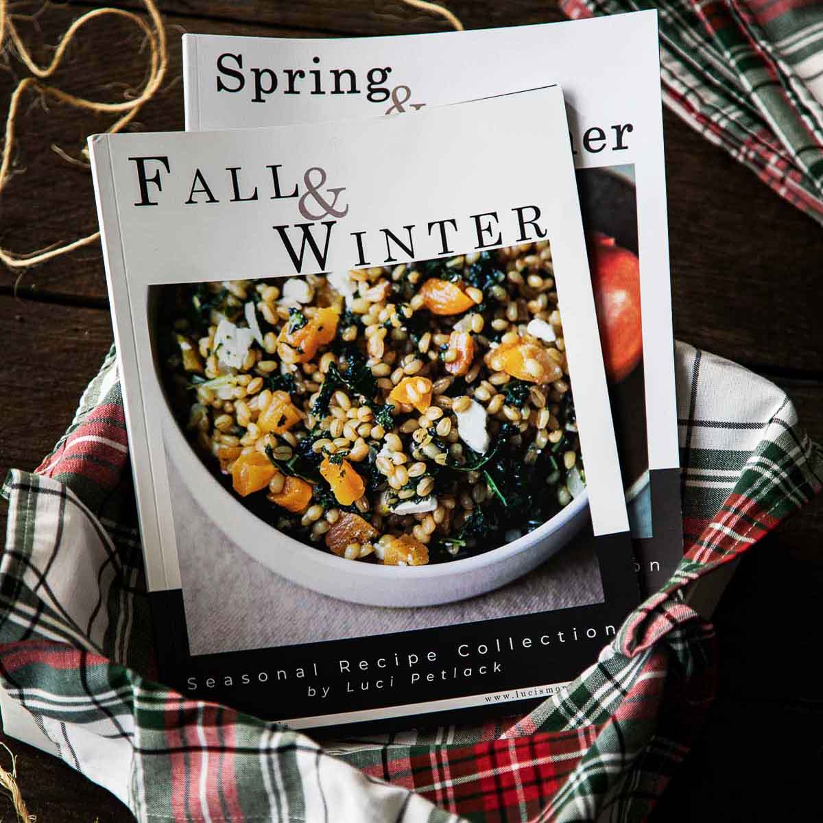 seasonal cookbooks - sustainable gifts