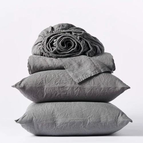 COYUCHI Organic Relaxed Linen Sheets Sustainable Bedding