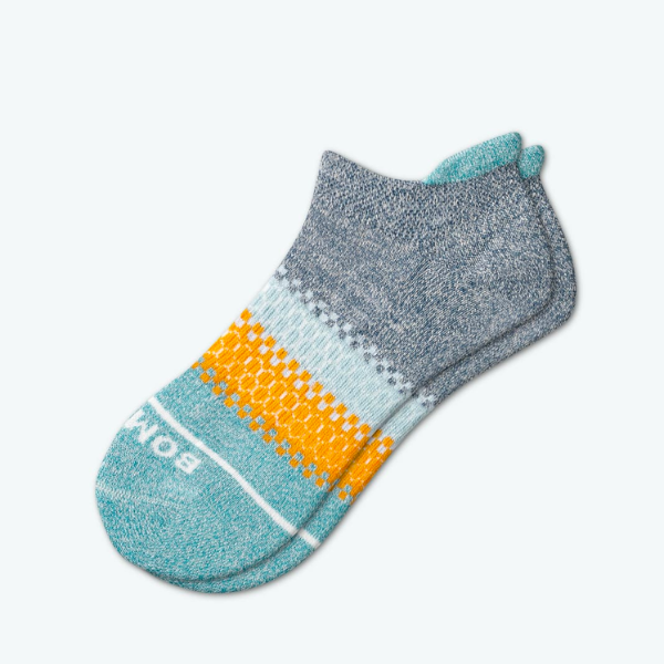 Women's Merino Wool Sunset Stripe Ankle Socks