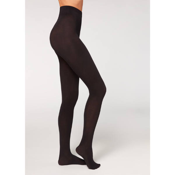 Cazedonia Opaque 150 Denier Tights in Eco Cotton