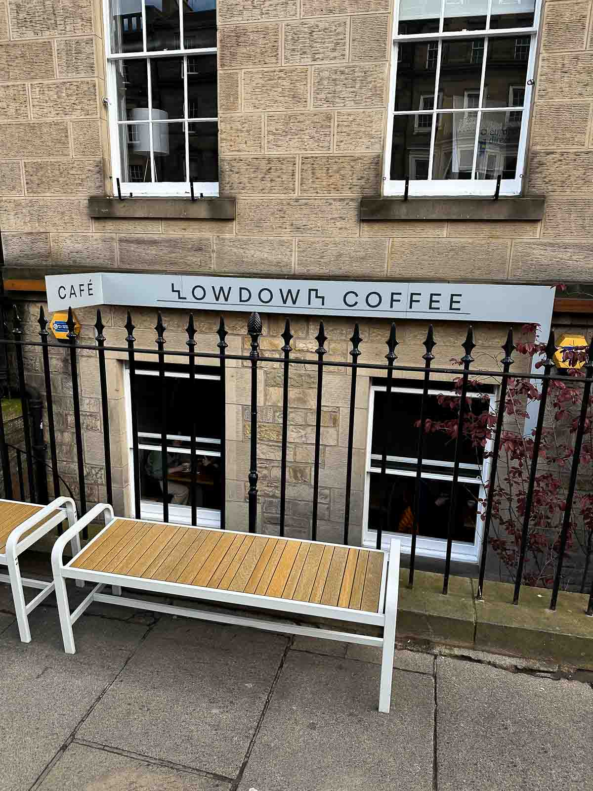 Edinburgh Cafes - New Town - Lowdown Coffee