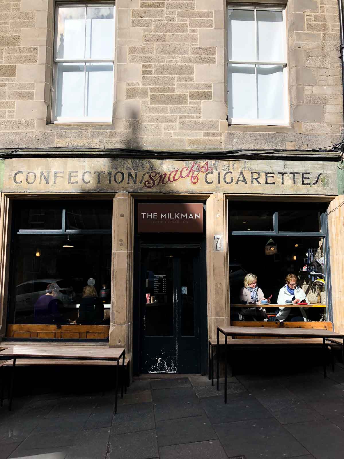 Edinburgh Cafes - Old Town - Milkman