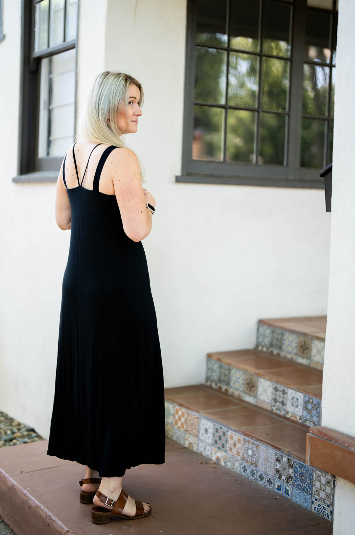 Summer Black Maxi Dress