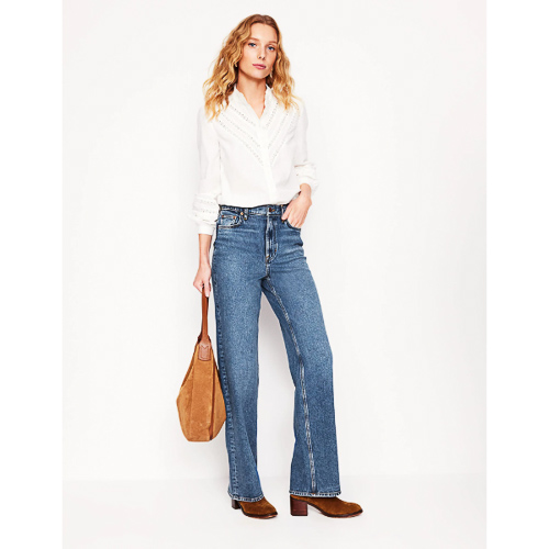 Boden - High Rise Column Leg Jeans