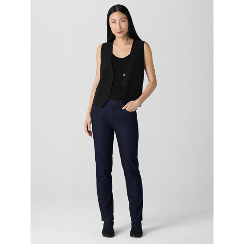 Eileen Fisher - Cotton Stretch Denim Slim Jean