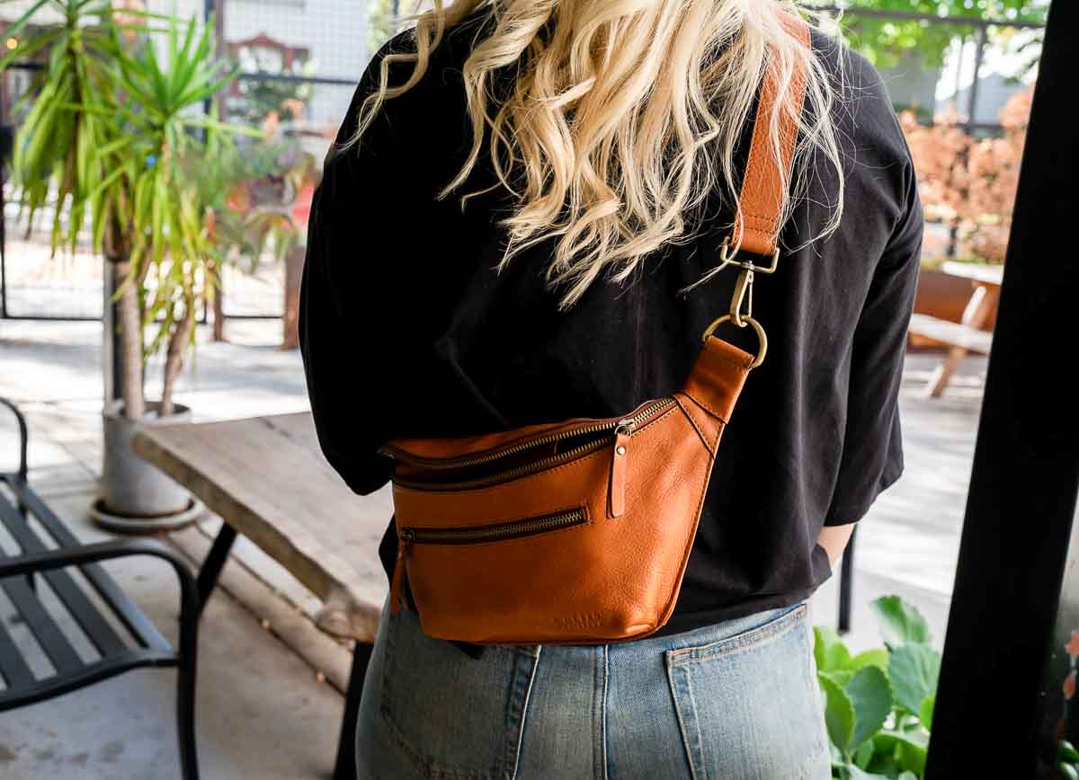 How to wear a Sling Bag - Behind Back