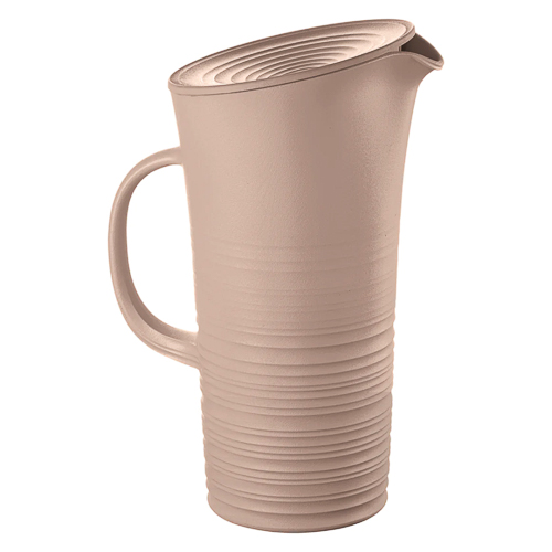 Sustainable Kitchen Products - Sabavi Home Guzzini Tierra Plastic Pitcher with Lid
