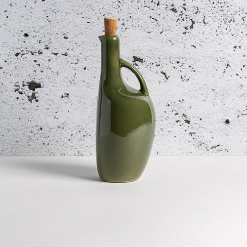 Sustainable Kitchen Products - WearWell Stoneware Canard Olive Oil Bottle