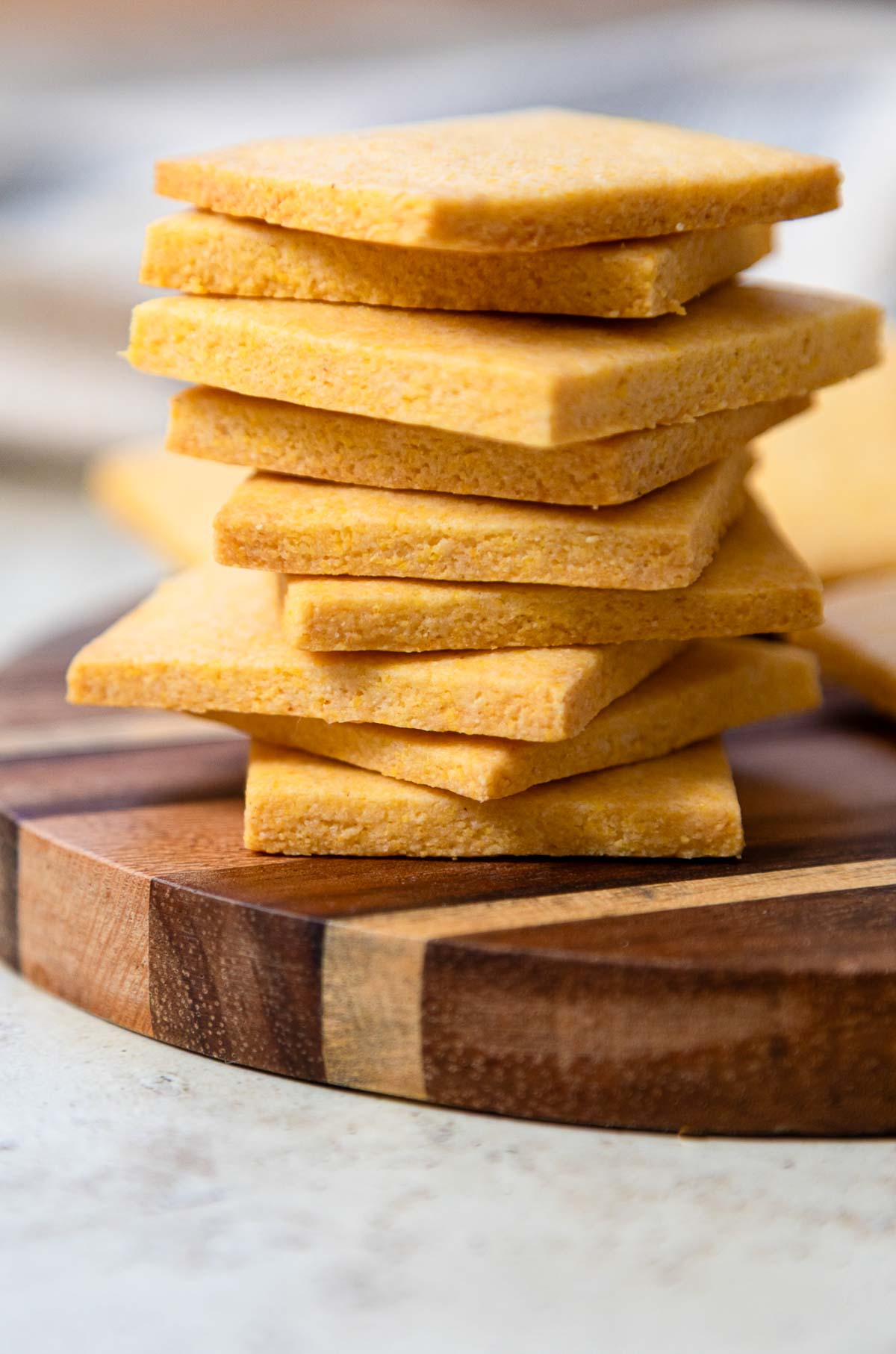 Cornbread Crackers Recipe with Cornmeal