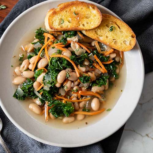 Tuscan White Bean Soup with Kale