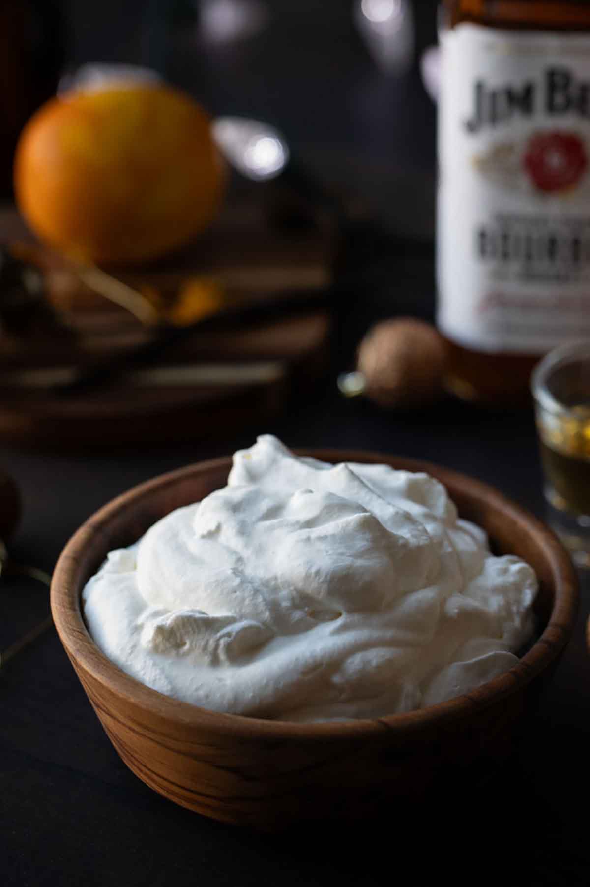 Alcohol Infused Whipped Cream