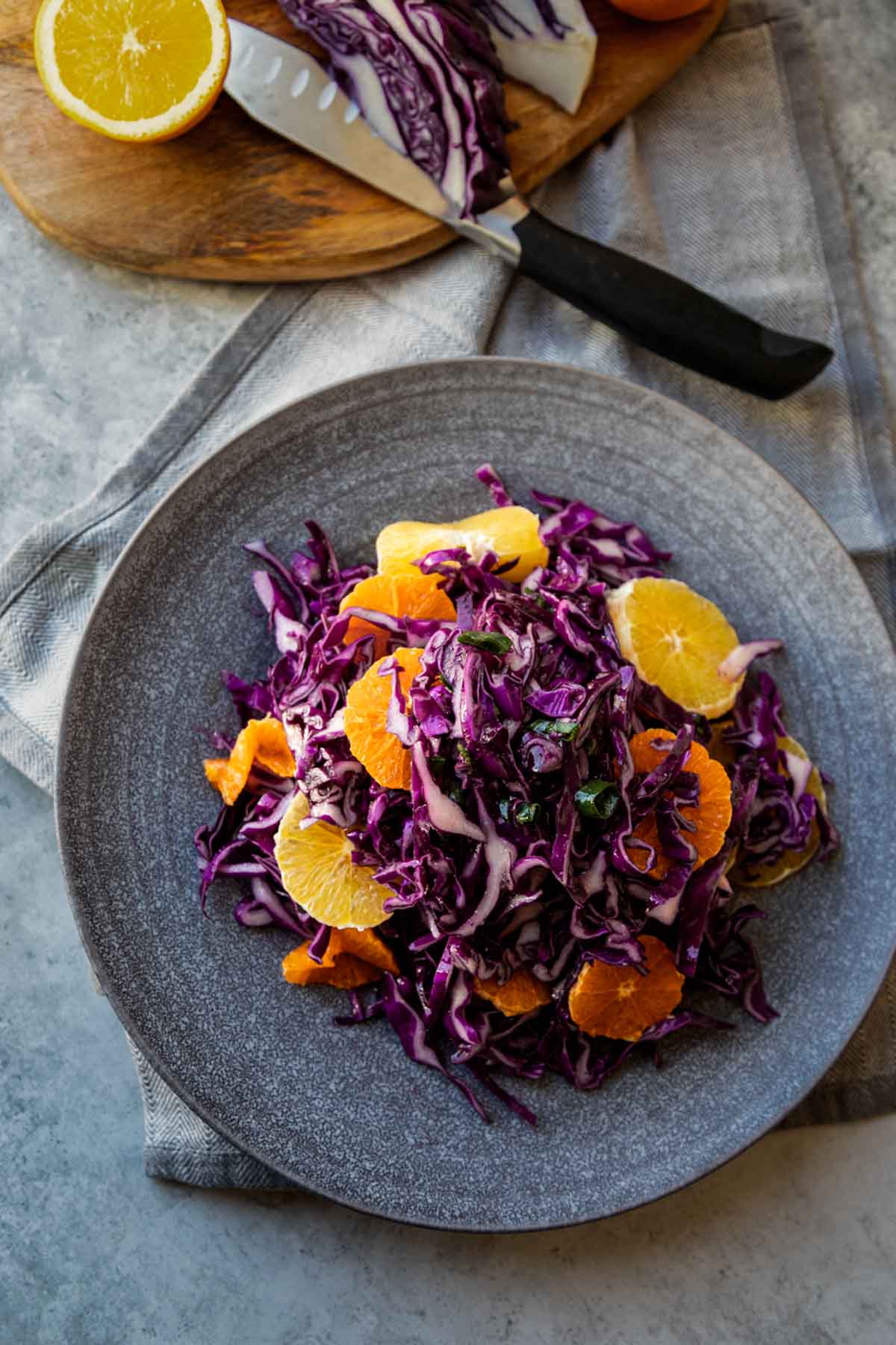 Purple Cabbage Cole Slaw