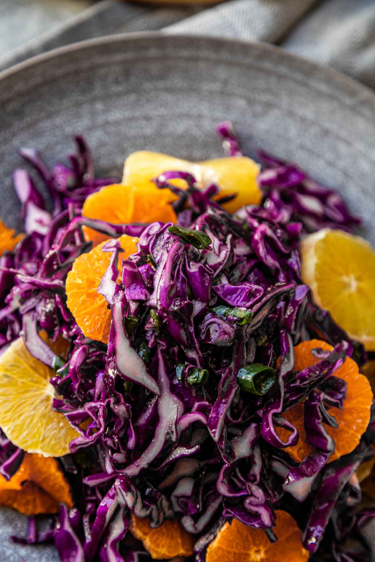 Purple Cabbage Cole Slaw