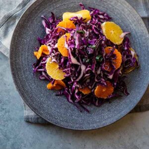 Purple Cabbage Cole Slaw